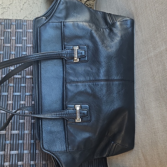 Coach Black Leather Bag - Picture 4 of 16